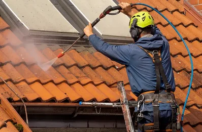 Démoussage et hydrofuge de toiture à Sponville